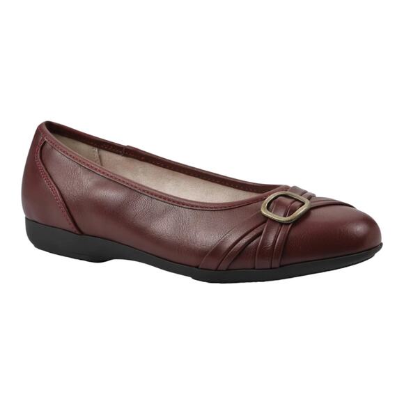 Cliffs by White Mountain Women's Calming Ballet Flats Burgundy Size 7 - Picture 1 of 4